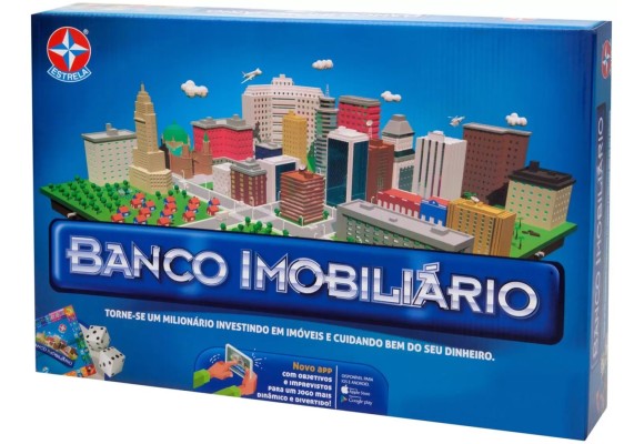 Jogo Banco Imobiliário - Tabuleiro Estrela