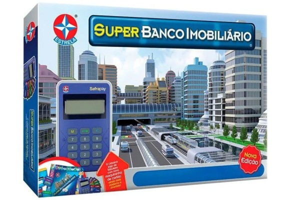 Jogo Super Banco Imobiliário Tabuleiro - Estrela